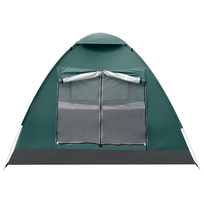 Ipree® 3-4 Person Double Layer Camping Tent with Double Door Outdoor Waterproof Awning Tent 125X200X200Cm for Fishing Camping Party