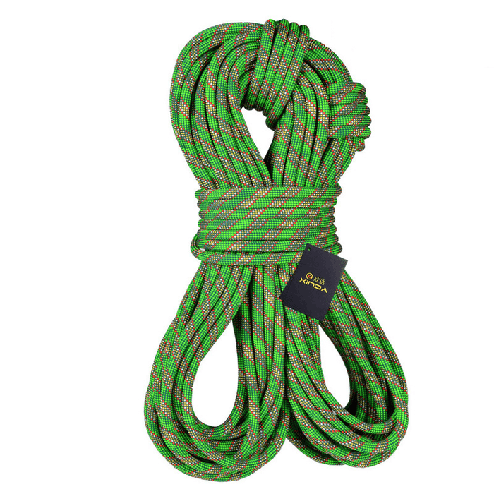 XINDA Dia. 3M/9.8FT 10.5MM Diameter Climbing Rope 8.9KN Professional Cores High Strength Safety Rope Outdoor Rock Climbing