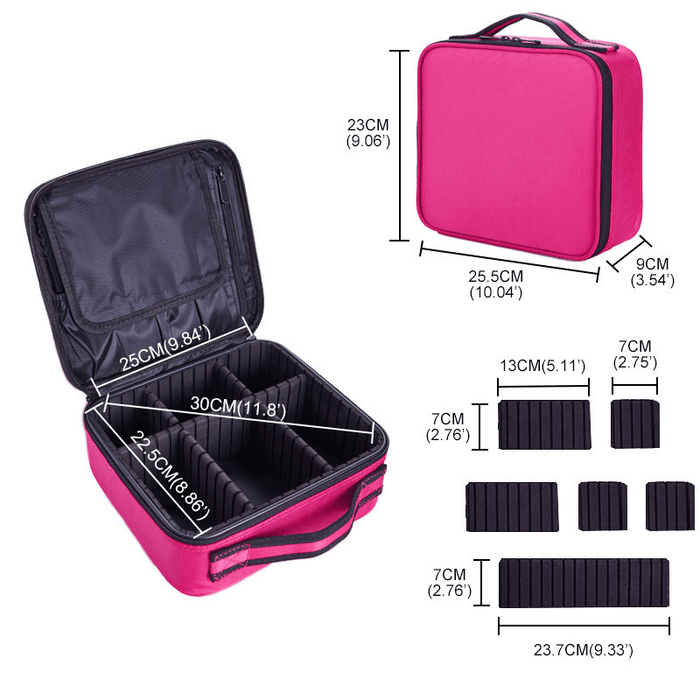 Ipree® Travel Cosmetic Makeup Bag Wash Organizer Storage Box