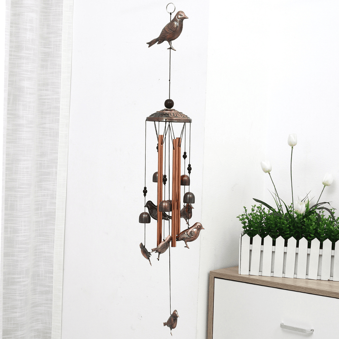 Brass Bell Wind Chime Ornaments European and American Garden Home Decoration