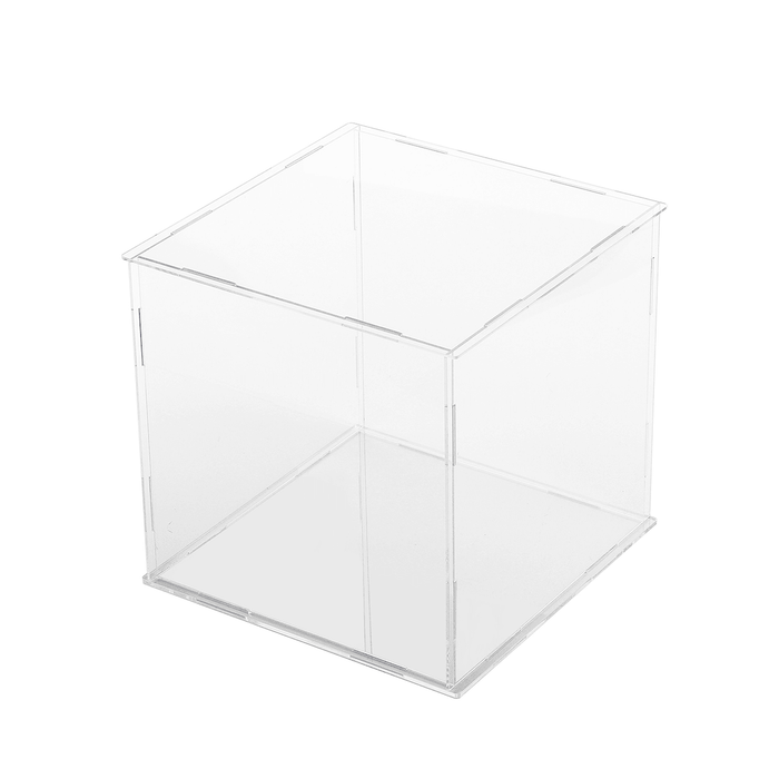 10/20/30Cm Acrylic Display Case Box Dustproof Self-Assembly Model Protection