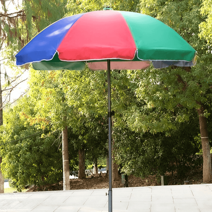 180CM Diameter Outdoor Garden Patio Beach Umbrella Parasol Sun Shade Umbrella UV Sun Protection Shelter