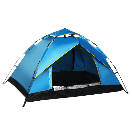 3-4 People Family Camping Tent Automatic Instant Sunshade Waterproof Awning Hiking Travel Fishing