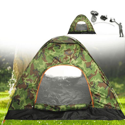 Ipree® 1-4 Person Automatic Open Camping Tent Waterproof Windproof Anti-Uv Sunshade Canopy Ultralight Travel Hiking