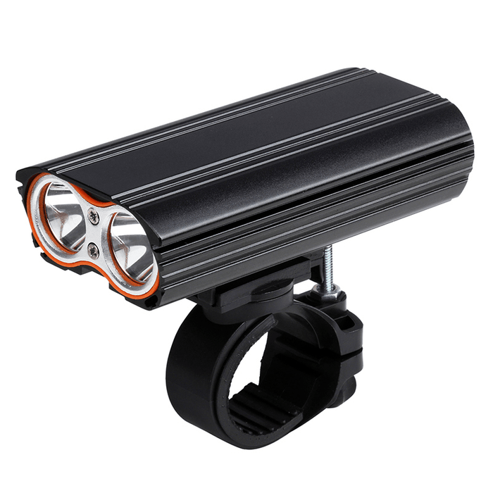 XANES DL06 1200LM 2T6 150° Large Floodlight 6000Mah Battery Bike Light 4 Modes USB Rechar