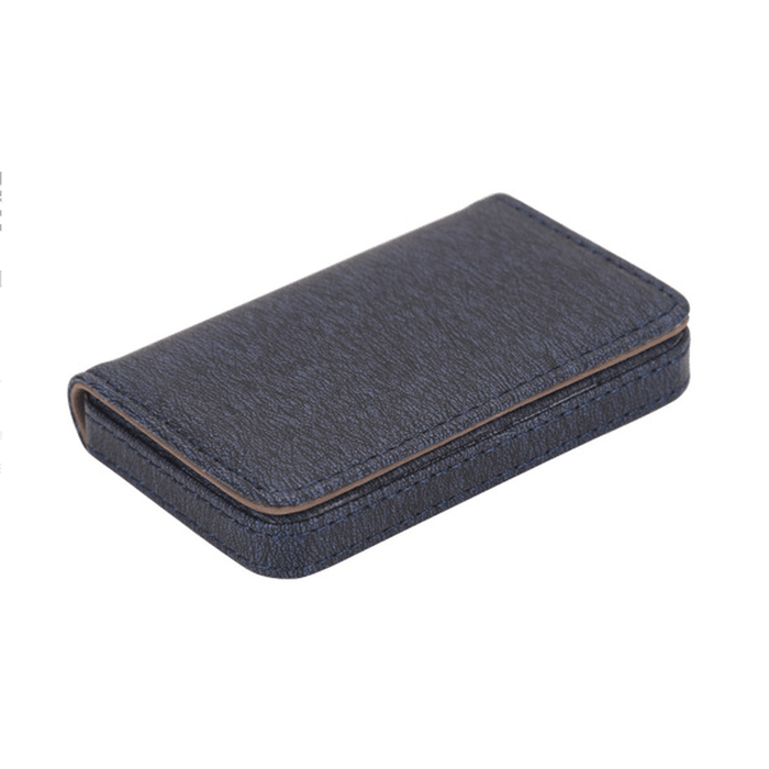 Ipree® PU Leather Card Holder Credit Card Case Portable ID Card Storage Box Men Women