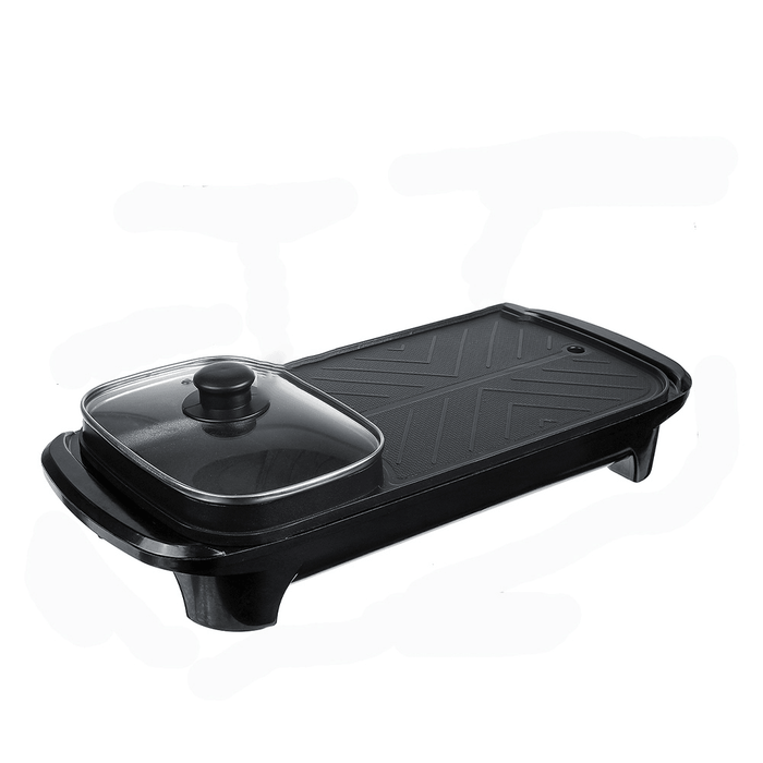 Multi-Function Electric Grill Smokeless Non-Sticky Environmentally Friendly Electric Hot Pot High Precision Stainless Steel Grill