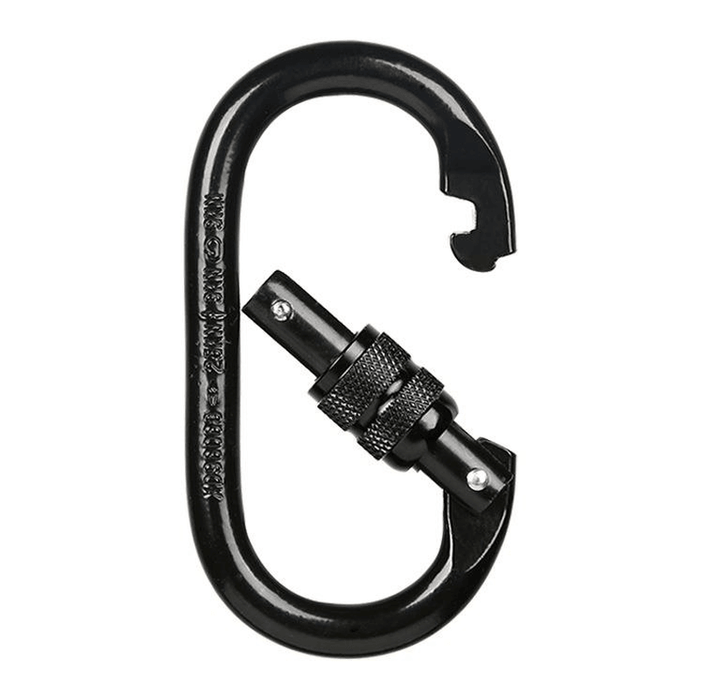 XINDA Outdoor Safety Buckle O Shape Aluminum Master Lock Rock Climbing Buckle Equipment