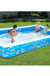 Inflatable Swimming Pool Family Childrens Kids Baby Large Water Rectangular Fun Swimming Pool-125/150/185Cm