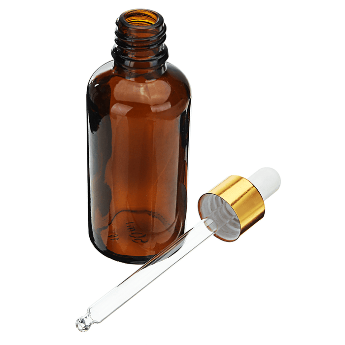 Brown Amber Glass Bottle Glass Dropper Dropping Bottle Refillable Container 10/20/50Ml