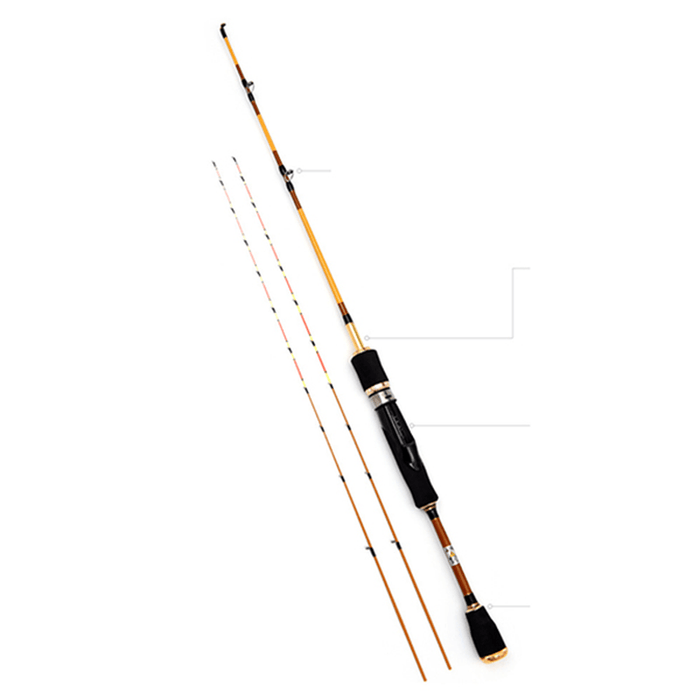 LEO Telescopic 1.2M-1.5M Carbon Fishing Rod Super Soft Three Poles Travel Fishing Rod
