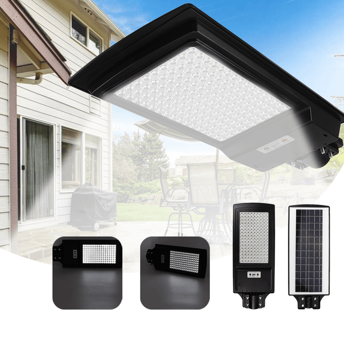 Led Street Light Radar Induction + Digital Display + Remote Control 144LED