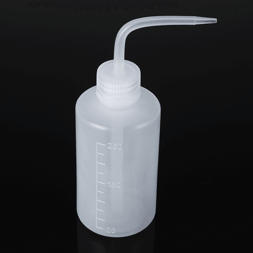 250Ml Lab Wash Bottle Liquid Water Squeeze Bottle Graduated Transparent Container Label Tattoo