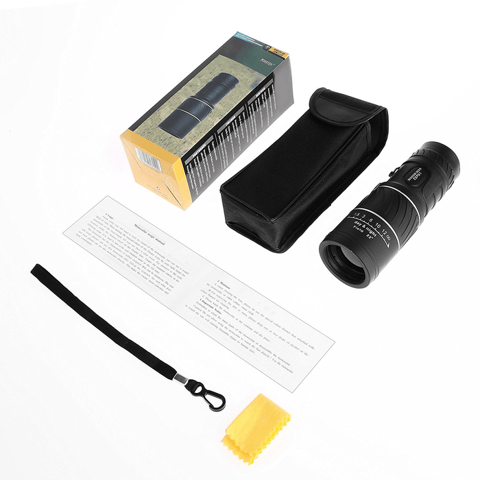 ARCHEER 16X52 Monocular Dual Focus Optics Zoom Telescope Day & Night Vision for Birds/ Hunting/ Camping/ Tourism