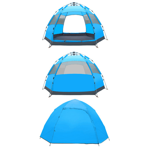 5-8 Person Portable Camping Tent Anti-Sun Waterproof Double Layer Fully Auto Outdoor Camping Tent