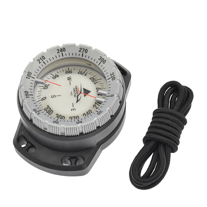 KEEP DIVING 50M Diving Compass Waterproof Underwater Luminous North Compass Diving Accessories with Hang Strap