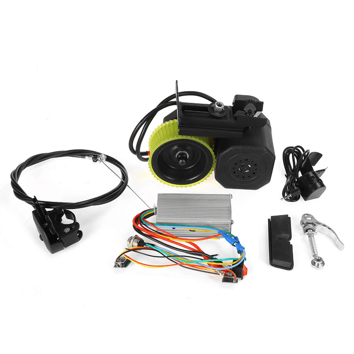 200W DIY Electric Bike Conversion Kit Motor Controller Clutch Switch Mounting Baffle Booster for Electric Mountain Bicycle Modification