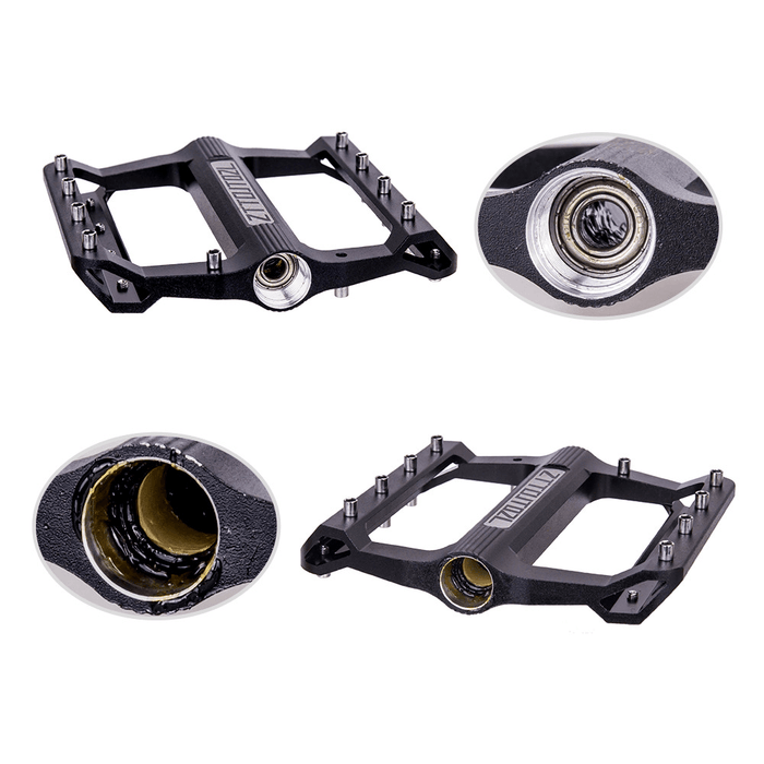 ZTTO JT02 Aluminum Alloy Anti-Slip Perlin Bearing Durable 1 Pair Bicycle Pedals Mountain Bike Pedals Bike Accessories