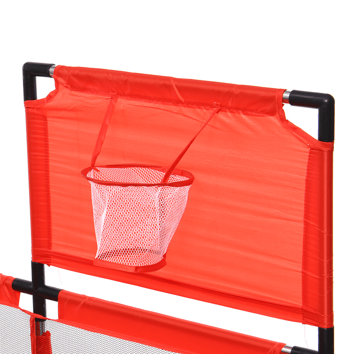 50X30'' Baby Playpen 4 Panel Kid Playhouse Play Center Yard Safety with Basketball Hoop