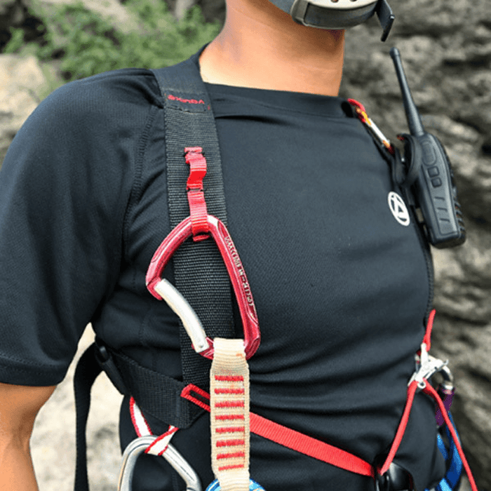 XINDA Mountain Rock Climbing Belt Safety Seat Sitting Strap Climbing Rappelling Bust Shoulder Strap