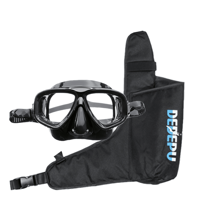 DEDEPU Scuba Diving Set 1L Diving Tank with Snorkelling Glasses+Storage Bag Underwater Mini Scuba Tank Accessories