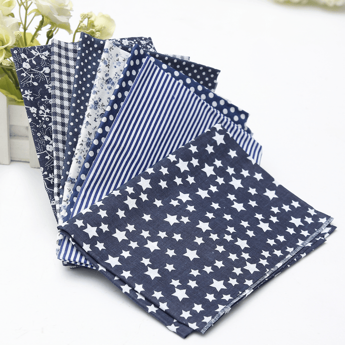 7PCS Assorted DIY Cotton Cloth Non-Toxic Eco-Friendly Patchwork Cloth