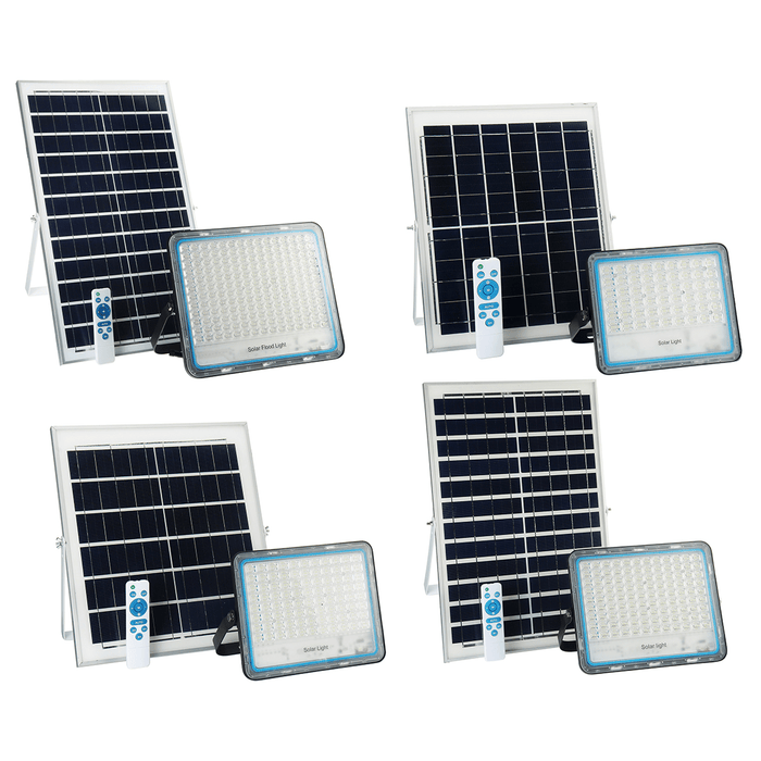 150W to 400W Outdoor Remote Control Light 4Modes Waterproof Solar Flood Light Multi Function Garden Light