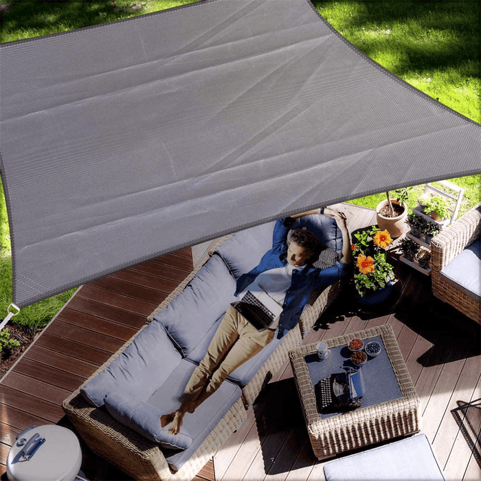 Square Sun Shade 95% UV Resistant Waterproof Breathable Folding Canopy Outdoor Patio Beach Camping Travel