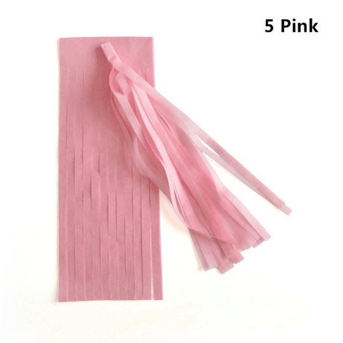 14 Inch Tissue Paper Tassel Garland Birthdays Party Decorations Event Gift Pack Balloon Accessoriess