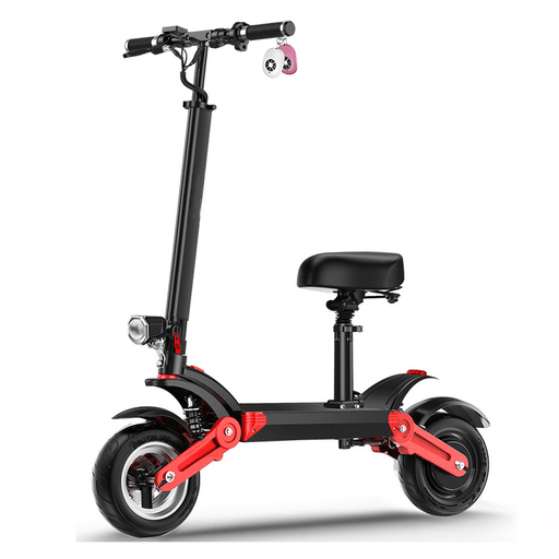 MACWHEEL M30 23Ah 48V 500W Folding Electric Scooter with Saddle Color Display 35Km/H Top Speed 150Km Mileage Range 150KG Bearing