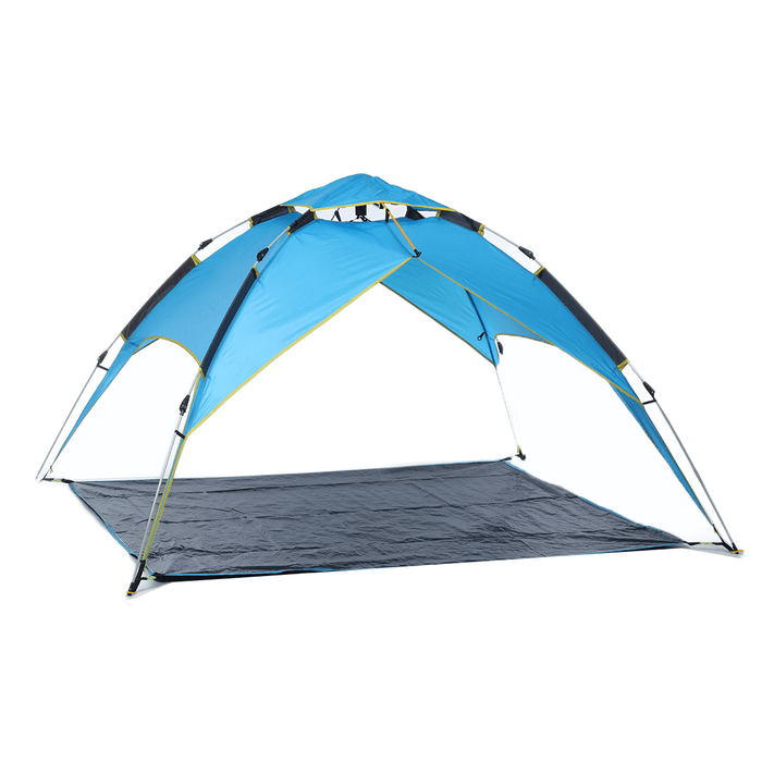 3-4 Person Camping Tent Instant Automatic Double Layer Waterproof Sunshade Canopy Outdoor Travel Beach