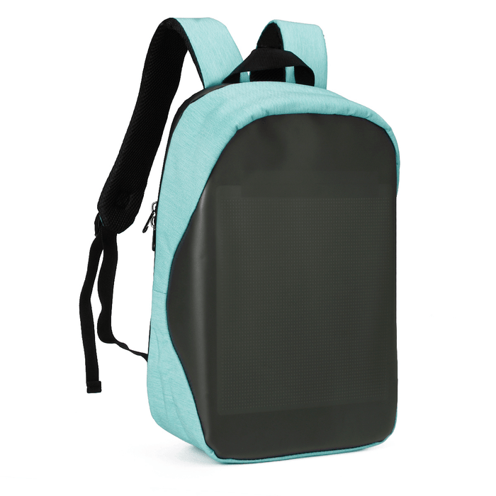 25*25Cm Wifi Connection Intelligent Technology Luminous Backpack Electronic Screen LED TPU Large Capacity Backpack