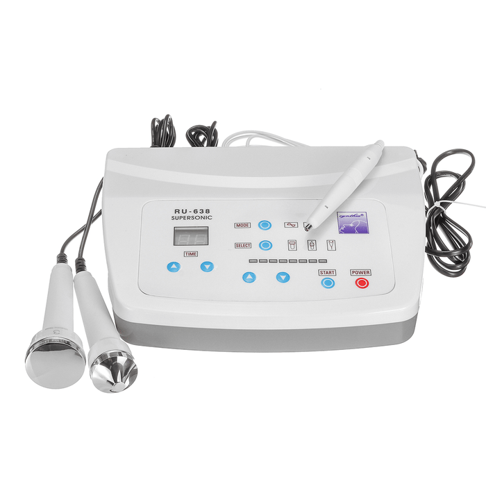 220V 2 in 1 Scanning Skin Spot Instrument Beauty Body Ultrasonic Beauty Instrument Beauty Machine Equipment Skin Cleansing