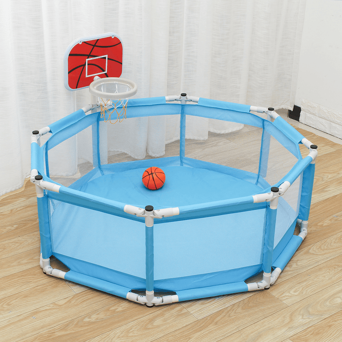 Foldable Portable Baby Playpen Square Children Toddler Kids Safety Fence Indoor Outdoor Play Pen Ocean Portable Ball Pit Pool