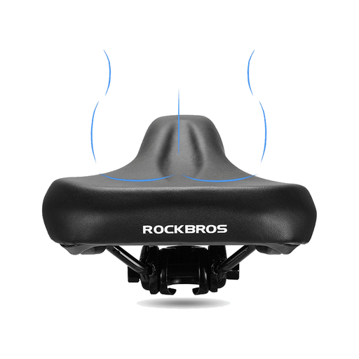 ROCKBROS Soft anti Shock Thicken Expand Bicycle Bike Saddle Sport MTB Cycling Bicycle Bike Saddle