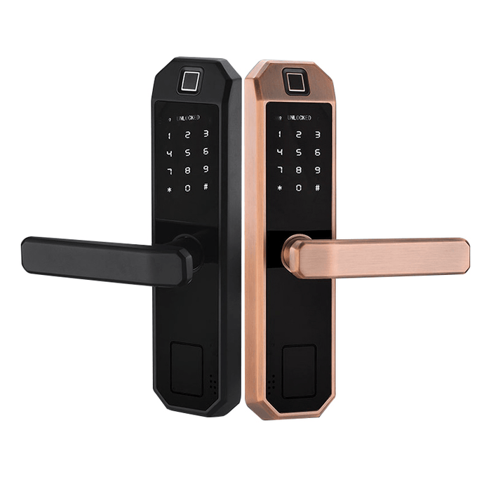 F1 Smart Fingerprint Door Lock with Keypad Electronic Intelligent Security Lock Household Bedroom Anti-Theft Door Password Card Key Locker