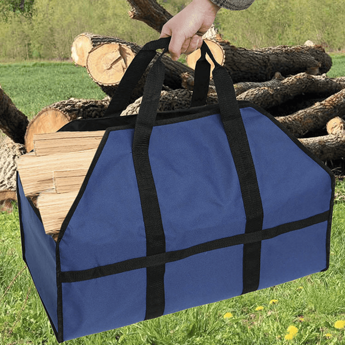 210D Oxford Cloth Firewood Carrier Bag Wood Holder Storage Bag Tote Organizer Outdoor Camping Picnic BBQ