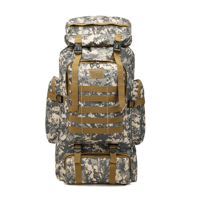 80L Molle Tactical Bag Outdoor Traveling Camping Hiking Military Rucksacks Backpack Camouflage Bag