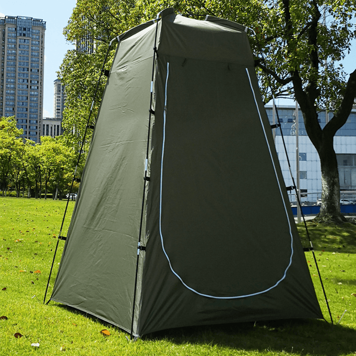 Portable Instant Tent with Zipper Door Camping Shower Toilet Outdoor Dressing Changing Fishing House