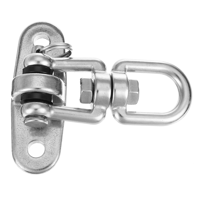 Hanging Basket Accessories Stainless Steel 360° Swivel Swing Fixed Buckles