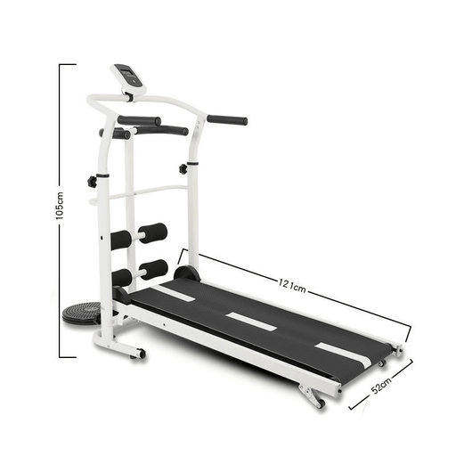 KALOAD Multifunctional Folding Treadmill Home Walking Machine Sit-Ups Resistance Band Fitness Training Max Load 150Kg