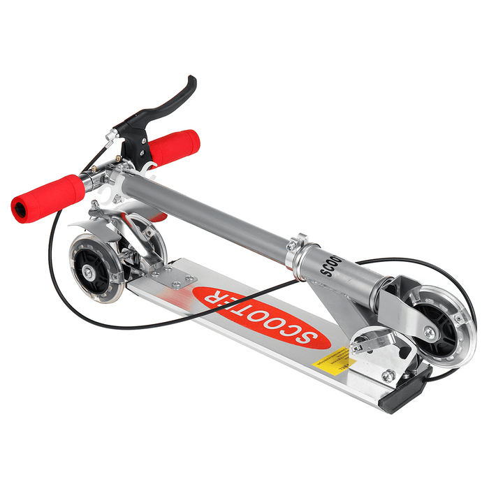 Children'S Scooter 3 Gear Adjustable High Unisex Skateboard with 3 Flashing Wheel for Boy Girls