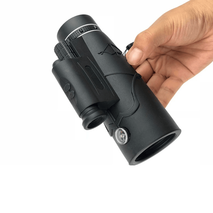 Ipree® 12X50 Waterproof Optic HD Monocular Telescope - Enhance Your Vision Day & Night with Compass Light