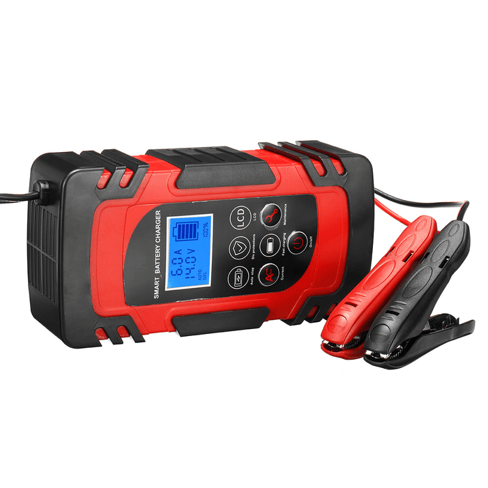 Smart Automatic 12V/24V 8A Car Battery Charger Motorcycle Repair Pulse Repair Activation