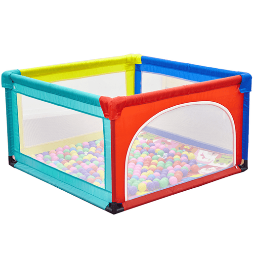 Portable Baby Playpen Extra Large Play Yard for Infants Sturdy Safety Infant Playard Indoor outside Big Toddler Play Pen with Gates