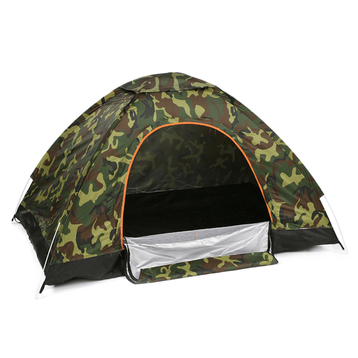 Portable Double Door Folding Tent 2-3People Waterproof Fully Automatic Tent Outdoor Camping Hiking Traveling Tent Sunshade