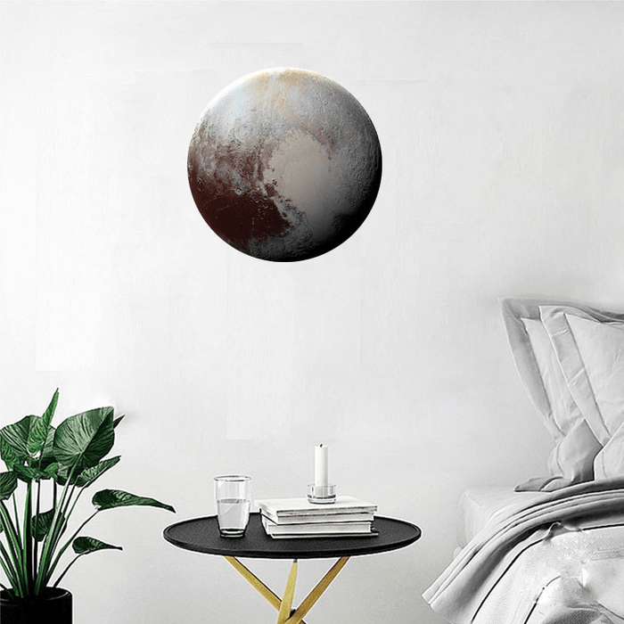 30Cm Large Moon Glow in the Dark Noctilucence Planet Celestial Stickers Luminous DIY Wall Sticker