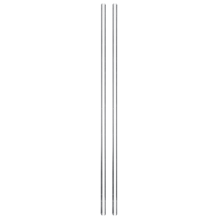 2Pcs 250Mm Glass Stirring Mixing Rod Stirrer Mixer Sticks Rods Laboratory Experiment Glassware