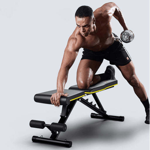 MIKING Sit up Benches Folding Dumbbell Bench Abdominal Muscles Exerciser Gym Training Fitness Equipment Max Load 100Kg