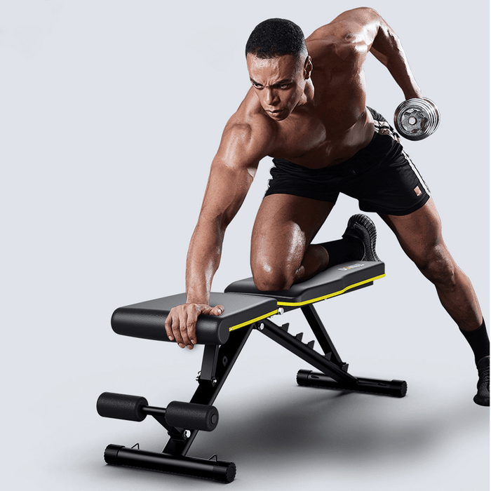 MIKING Sit up Benches Folding Dumbbell Bench Abdominal Muscles Exerciser Gym Training Fitness Equipment Max Load 100Kg